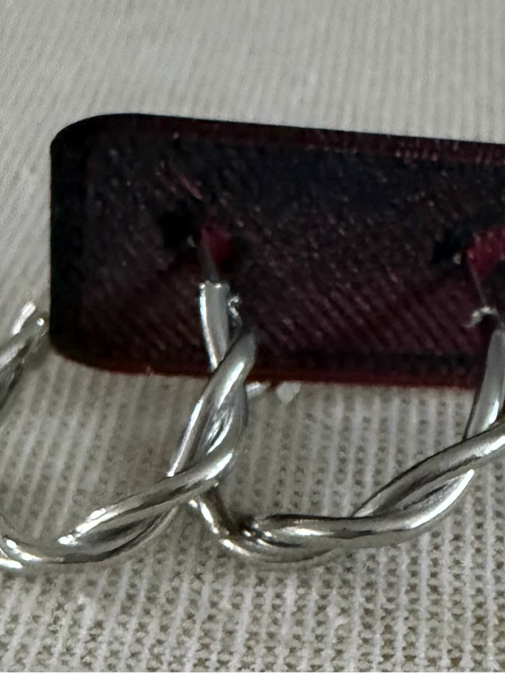 Set of Three Silver Tone Earrings - Picture 7 of 7
